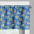 thumbnail image 5 of Ambesonne Plane Valance & Curtain, Pattern Art, 55"x30", Violet Blue Yellow, 5 of 6