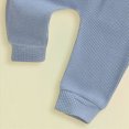 thumbnail image 4 of NOLDARES Toddler Baby Boy Fall Winter Clothes 2pcs Long Sleeve T-Shirt Pocket Joggers Pants Cotton Graphic Outfits Casual Clothing(Blue,6-12 M), 4 of 6