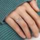 thumbnail image 5 of A Mi Hija Anillo Anillo de Rhinestone Anillo Minimalista Ansiedad Regalo para Ella Regalo de Regreso a la Escuela, 5 of 8