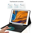 thumbnail image 2 of Universal Keyboard Case for iPad/ iPad Air/ iPad Pro, Detachable Wireless with Pencil Holder Stand Folio Keyboard Cover, 9.7", 2 of 8