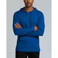 thumbnail image 4 of Real Essentials 3 Pack: Men's Cotton Lightweight Casual Pullover Drawstring Hoodie With Pocket (Available In Big & Tall), 4 of 8
