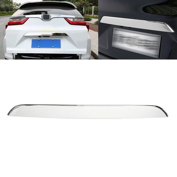 Xotic Tech Exterior Rear Trunk Lid Tailgate Handle Cover Trim, Stainless Steel Chrome, Compatible with Honda CR-V CRV 2017-2022