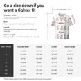 thumbnail image 7 of Disketp Men's Hawaiian Summer Gnome Print Shirts Button Down Holiday Beach Shirts-X-Large, 7 of 7