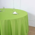 thumbnail image 4 of BalsaCircle 10 Pieces 120" Apple Green Round Polyester Tablecloths Linens Party Kitchen Dining Banquet, 4 of 6