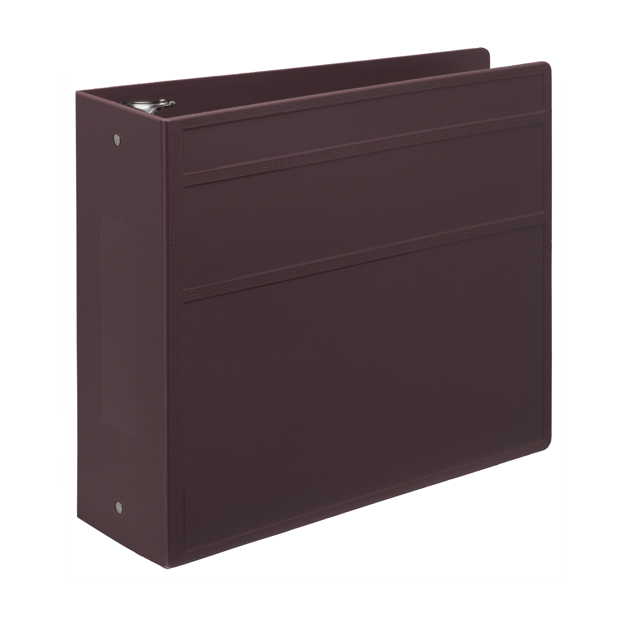 Carstens 3 Inch Heavy Duty 3-Ring Binder Brick Red Side Opening