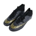 thumbnail image 1 of Zapatos de fútbol para hombres y mujeres, botines de fútbol de caña alta, zapatos de fútbol con cordones, botas de fútbol para competiciones, entrenamiento, negro (picos) 42, 1 of 10