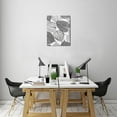 thumbnail image 7 of Black Abstract Leaves Canvas Wall Art - Amplify Your Living Room's Elegance, Modern Bedroom Decor, Ideal Family Wall Decorations, 12X16 inches, 7 of 7