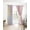 pink, variant on Pink Purple Blackout Curtains 39 Inches Long for Bedroom, Modern Colorful Ombre Abstract Tie Dye Art Thermal Insulated Room Darkening Black Out Window Curtain Panels Grommet Drapes for Living Room