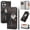 Color-4, variant on Leather For Apple iPhone 17e / 16e 6.1-inch Wallet Case Crystal Material  Butterflys&Flowers, With Card Holder,Wristband， Magnetic Clasp Kickstand Folio Cover,Color-2,For iPhone 17e / 16e