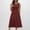 B293 Wine summer dresses for women clearance under $5, variant on Women's Summer Tank Midi Dress with Pockets Sleeveless A-Line Dress Casual Floral/Plain T-Shirt Dress Flowy Swing Beach Party Wedding Guest Sundress