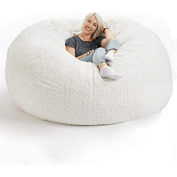 Lazy Sofa Cover Bean Bag Artificial Fur Bean Bag Bean Sofano