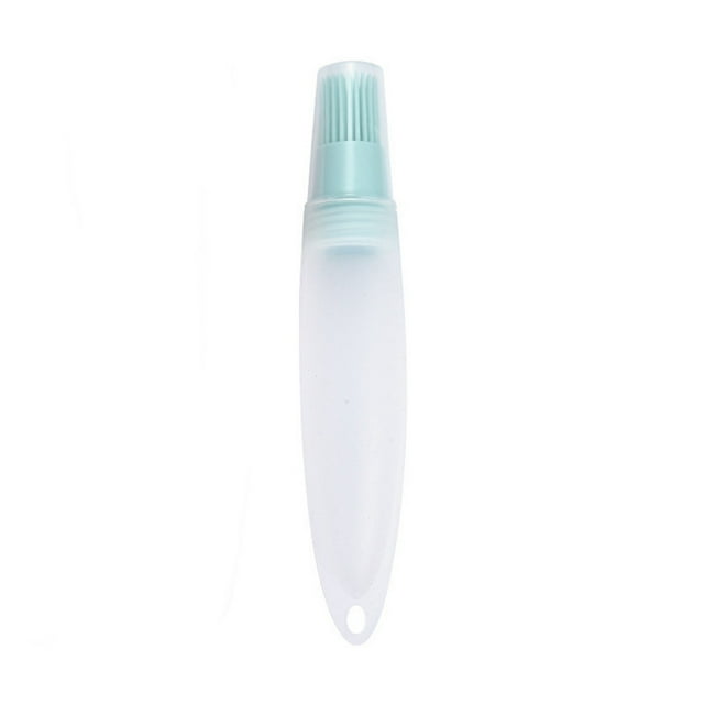 Silicone Oil Bottle Brush Set - with Cover, Food - Grade, for Outdoor Barbecue, Household Baking & Cooking