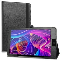 Labanema Compatible with NUU Tab 10 Case,PU Leather Folio 2-folding Stand Cover for NUU Tab 10 4G LTE 10.1" Tablet,Black