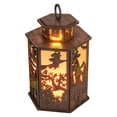 thumbnail image 2 of Decoración de Halloween, luces decorativas colgantes de noche de Halloween, velas, linternas electrónicas, castillos de viento, accesorios para fiestas de viento, decoraciones, calabaza, vela de Hallo, 2 of 6