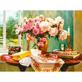 thumbnail image 2 of Cuadros Decorativos Florero flor 5D DIY diamante pintura kits resina cuadrado completo hogar pared arte Tmvgtek embutido en tela, 2 of 7