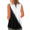 thumbnail image 6 of SHTXOZHI Women's Summer Sleeveless Tank Tops Trendy Crewneck Printed Shirts Casual Loose Tops, 6 of 6
