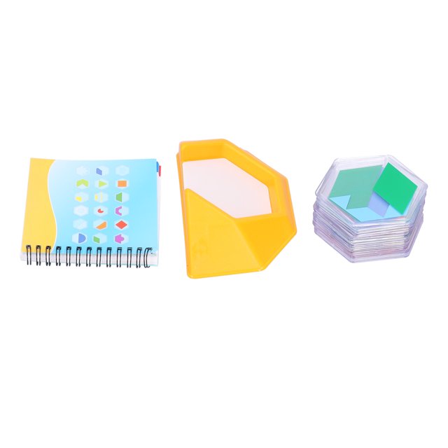 Jeux de Casse-Tête de Code Couleur, Jeux de Casse-Tête de Code Couleur Tangram Jouet de Casse-Tête de Planche Noms de Code Couleur Jeux Haute Performance