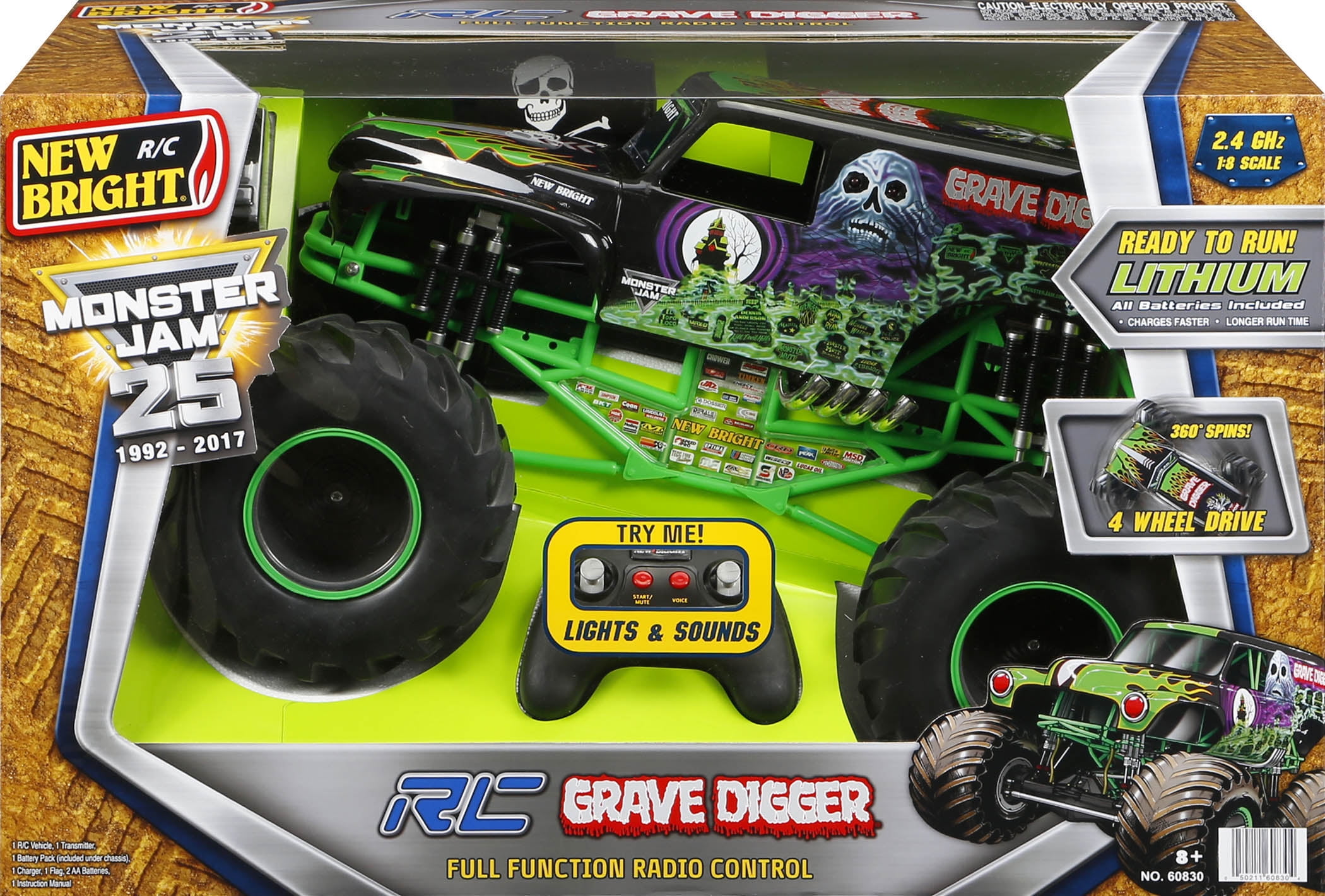 big grave digger remote control truck