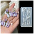 thumbnail image 1 of Molde de silicona 3D con forma de tulipán para decoración de uñas y flores de resina, 1 of 7