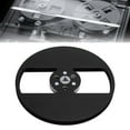thumbnail image 1 of Empty Tape Reel, 7 Inch Aluminum Alloy 2 Hole Wind Proof, Compatible with Reel Tape Player, 1/4 Inch, Universal, for Traditional Recordings, for Recorders, 1 of 7