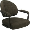 thumbnail image 4 of Swivel Counter Metal Bar Stool 26" - M-70 WB - Sanora Brown - Brown, 4 of 4