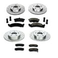 thumbnail image 3 of PowerStop Front and Rear Z23 Evolution Sport Carbon-Fiber Ceramic Brake Pad and Drilled & Slotted Rotor Kit Fits: BUICK OLDSMOBILE Select Models K2761, 3 of 10