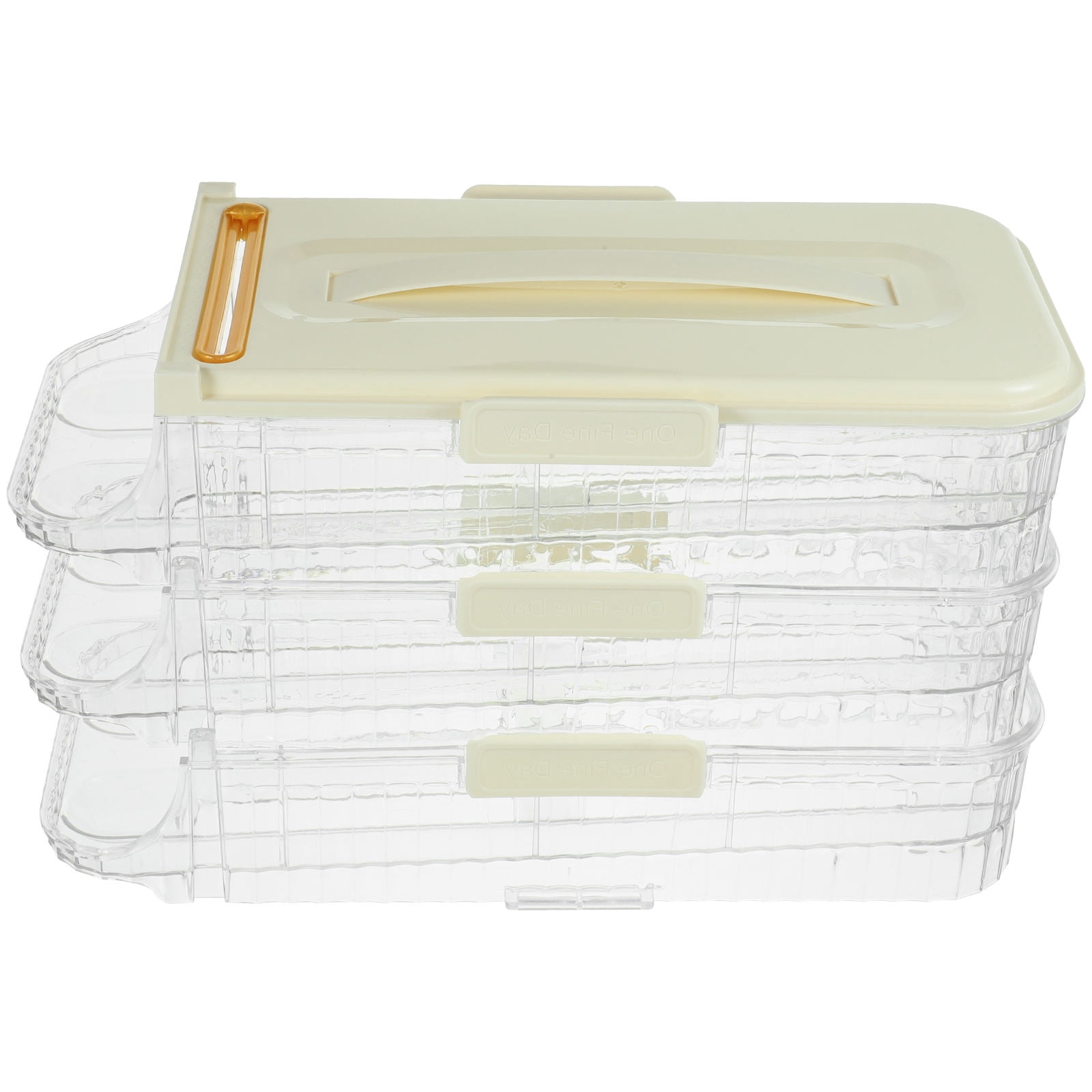 Raindrops 2pcs Egg Holder Automatic Scrolling Egg Box Holder Slide Egg Tray Carrier Refrigerator Egg Holder(3 Layers)
