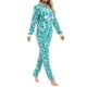thumbnail image 4 of Txlixc Pijama de franela para mujeres, pijama de manga larga suave y cálido con cremallera Txlixc  moda, 4 of 9
