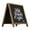 Dark Wood, variant on M&T Displays Tabletop Double-Sided Mini A Board with Erasable Chalkboard, Ad Frame for Restaurant, Store, Office, Wedding, Party, Event, Home (Dark Wood, 12x14)