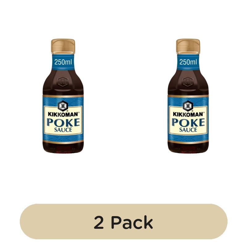 Kikkoman Poke Sauce 250ml, British Import (Pack of 2)