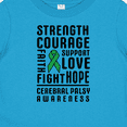 thumbnail image 4 of Inktastic Cerebral Palsy Awareness Strength Support and Courage Boys or Girls Baby T-Shirt, 4 of 5