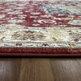 thumbnail image 5 of Dynamic Rugs ANR5575591464 5 x 3 ft. Ancient garden 57559 Round Traditional Area Rug - 1464 Red & Ivory, 5 of 7