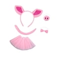 thumbnail image 4 of Conjunto de disfraz de cerdo, accesorios para sombreros, disfraces para fiestas, espectáculos de escenario de Halloween Falda de tul, 4 of 7