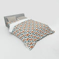 thumbnail image 3 of Ambesonne Fish Bedding Set 3 Pcs, Marine Cartoon Animal, Twin XL, White Blue Grey Orange, 3 of 3