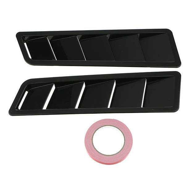Cubierta del motor Yotijar Panel de persiana de ventilación de fibra de carbono ABS