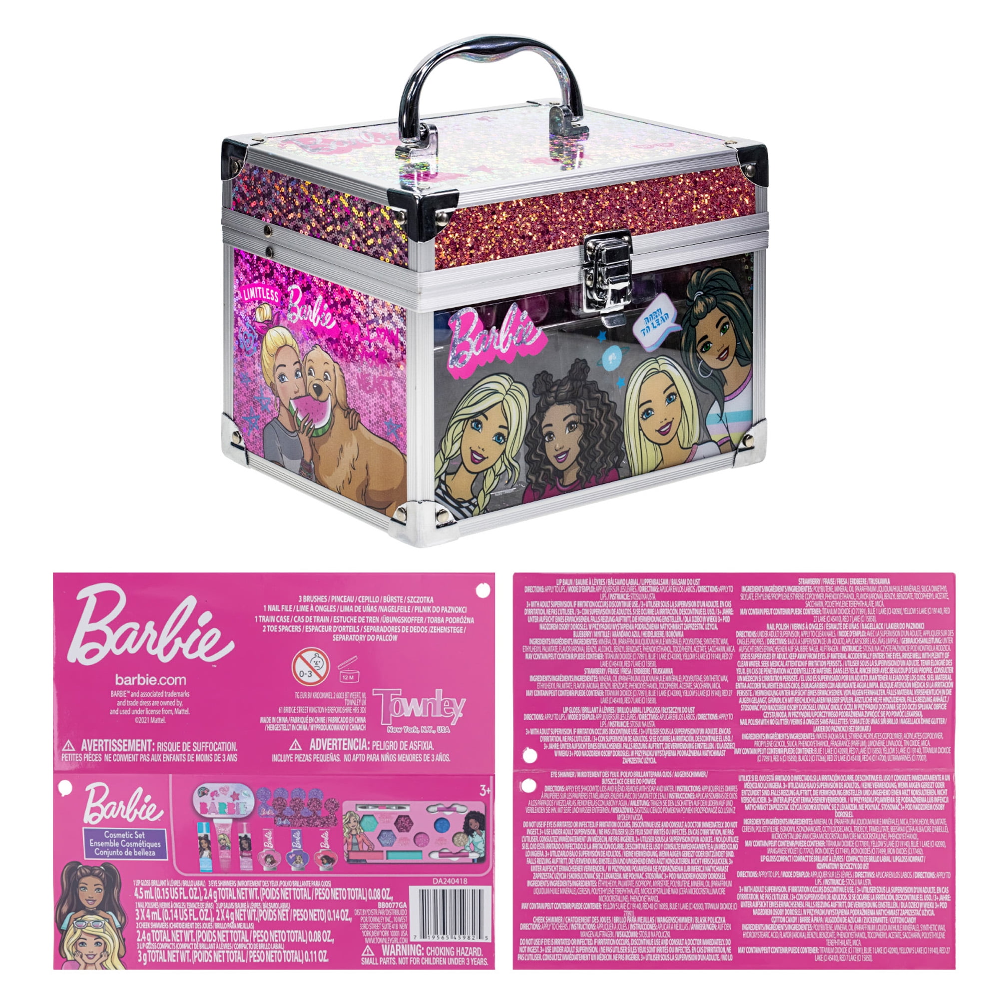 Barbie Train Case Cosmetic Makeup Set for Girls Nigeria Ubuy