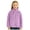 style-02 Purple, variant on Kogui Girls Jacket Fleece Kids Toddler Boys Girls Warm Sherpa Lined Shirt Jacket,Full-Zip Hooded Sweatshirt Size 12 18 Months (Khaki,12-18 Months)