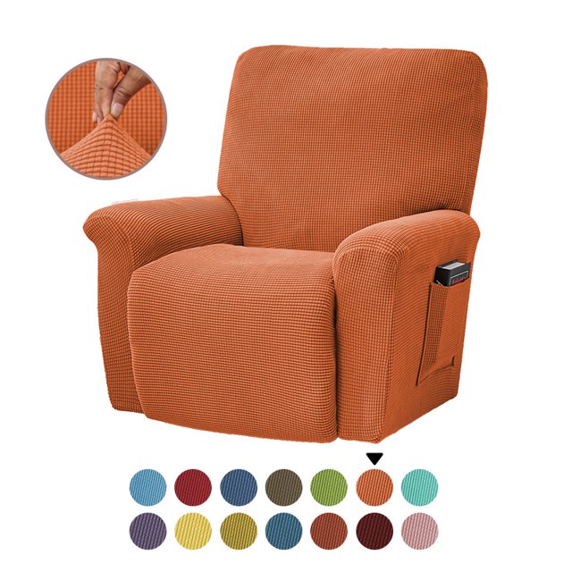 Housse de Fauteuil Inclinable Extensible Couverture Complète Couleur Unie pour LAZBOY Remplacement-Shorts