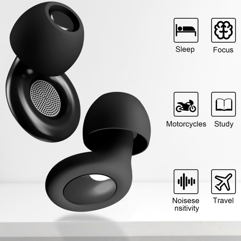 Unitc Reusable Silicone Ear Plugs, -25dB Noise Reduction photo 5