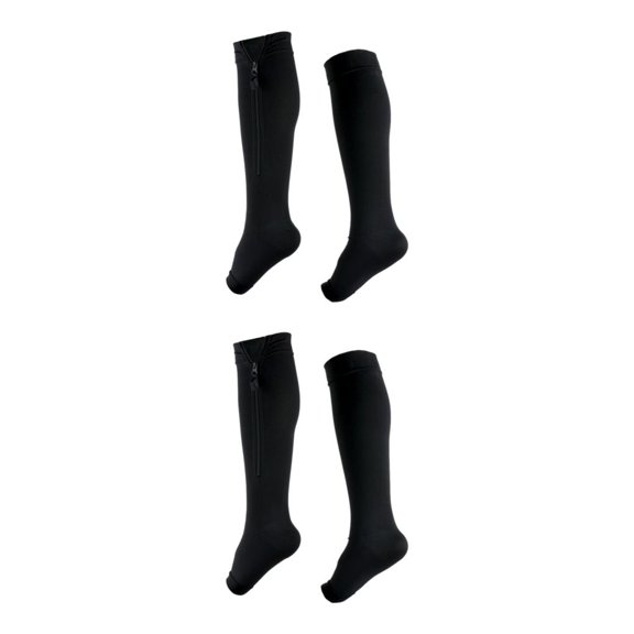 Soidarity Medias de compresión graduadas de alta compresibilidad para hombre para una recuperación óptima y MmHg graduado para hombre Graduado negro SG 2Conjunto