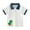 White, variant on Esaierr Kids Baby Cartoon Pattern T-Shirt Toddler Casual Lapel Short-Sleeved Tops 1-7 Years Soft Comfort Printed for Boys