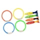 thumbnail image 3 of 8 juguetes de buceo, anillos de natación de verano, coloridos, para piscina, juguetes de buceo que se hunden, juguetes para nadar 125x35 cm, 3 of 9
