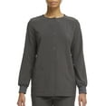 Scrubstar Women's Ethical Fabric Stretch Snap Front Active Warm Up