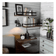 thumbnail image 5 of Repisas Flotantes Madera Modernas Estantes Baño Malubero Marron Oscuro, 5 of 5