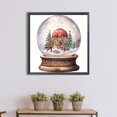 thumbnail image 4 of Pintura de diamante 5D DIY Taladro redondo completo Casa de Navidad Bola de cristal Decoración para el hogar Hugtrwg Para estrenar, 4 of 9