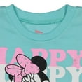 thumbnail image 4 of Disney Minnie Mouse Little Girls Crossover T-Shirt and Leggings Outfit Set Infant to Big Kid, 4 of 5