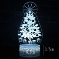 thumbnail image 2 of Christmas tree series 3D table lamp, LED creative gift colorful touch remote control night light, 2 of 5