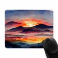 thumbnail image 2 of Mountains Mouse Pad, Square Computer Mouse Pads, Washable Mouse Mat with, Gaming Office Home Non-Slip Rubber Base Mousepad, 2 of 4