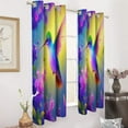 thumbnail image 3 of Vibrant Hummingbird in Bloom Window Blackout Curtain 3d Printed Blackout Curtain Bedroom Living Room Hotel Window 2 Panel Shade, 3 of 6