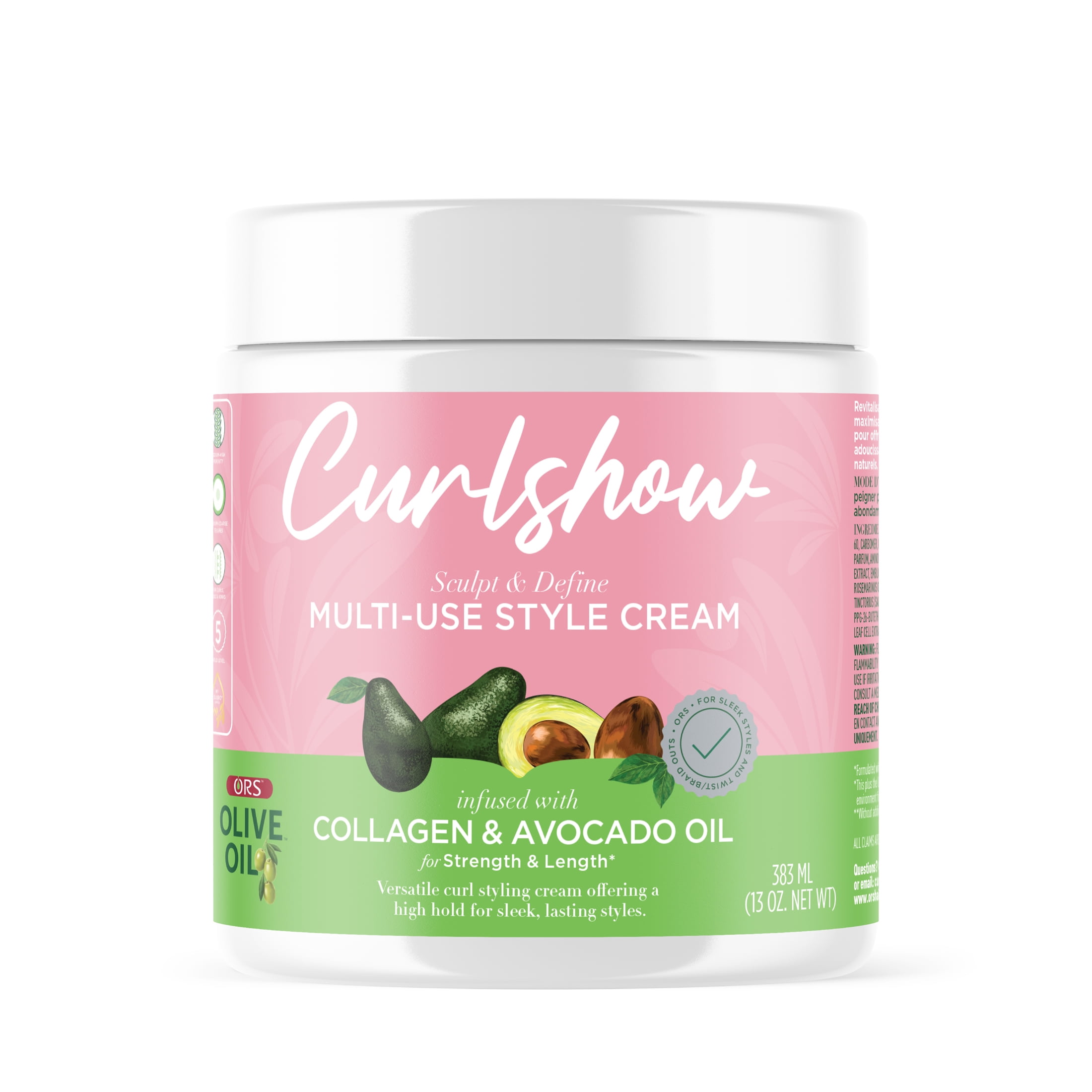 ORS Olive Oil CurlShow MultiUse Style Cream , Sculpt & Define, 12 oz, All Hair Types